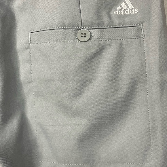 Adidas Light Grey Climalite Bermuda Golf Shorts 2 - Picture 8 of 10